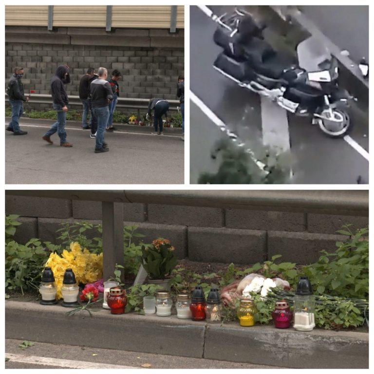 «Пусть найдут серебристый «джип»!»: друзья погибшего в Риге мотоциклиста просят помощи (ВИДЕО)