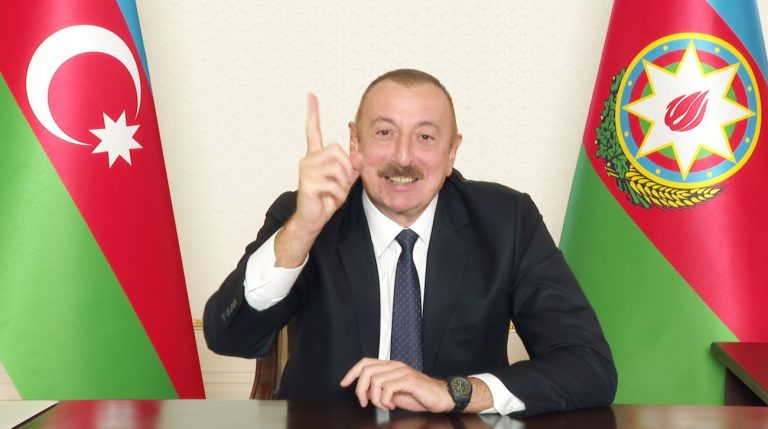Президент Азербайджана заявил о победе в нагорно-карабахской войне