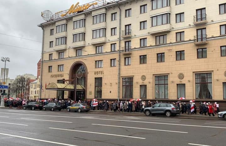 В Минске проходит традиционная акция протеста белорусских пенсионеров