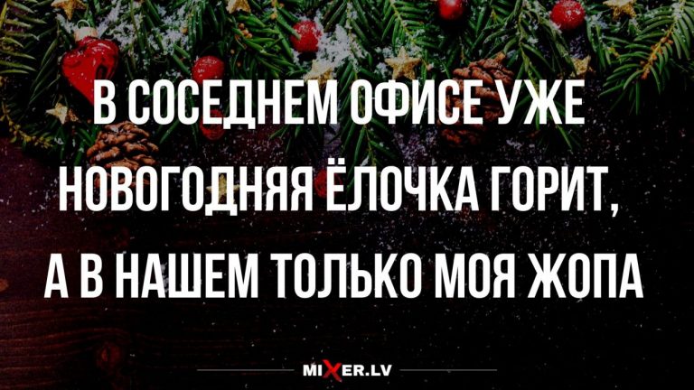 Юмор за день и новогодняя ёлочка