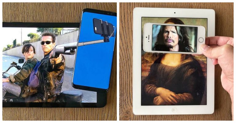 Дополненная смартфоном реальность фотографа Яхава Драйзина