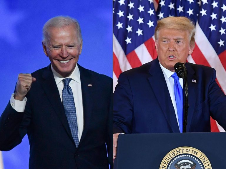 Байден лидирует на выборах с минимальным отрывом от Трампа. Подсчет голосов затягивается