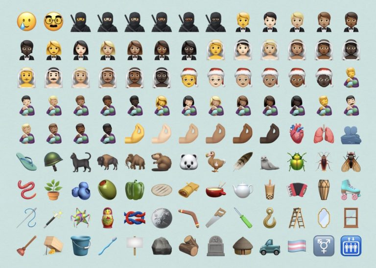 Вантуз, матрешка, бумеранг: в новой iOS появились более 100 новых эмодзи
