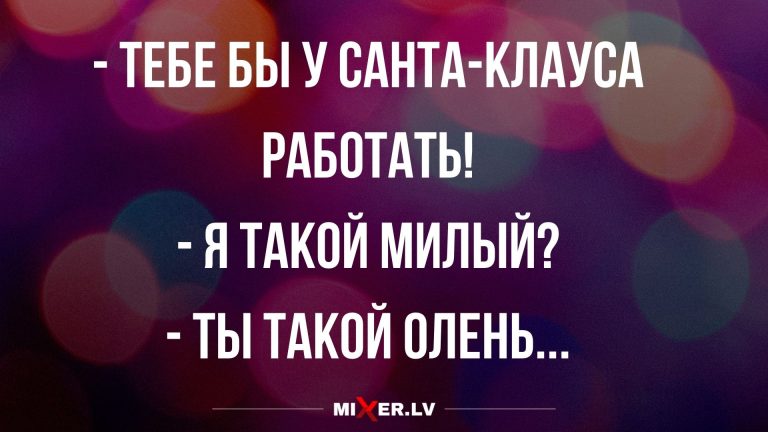 Юмор за день и работа у Санта — Клауса
