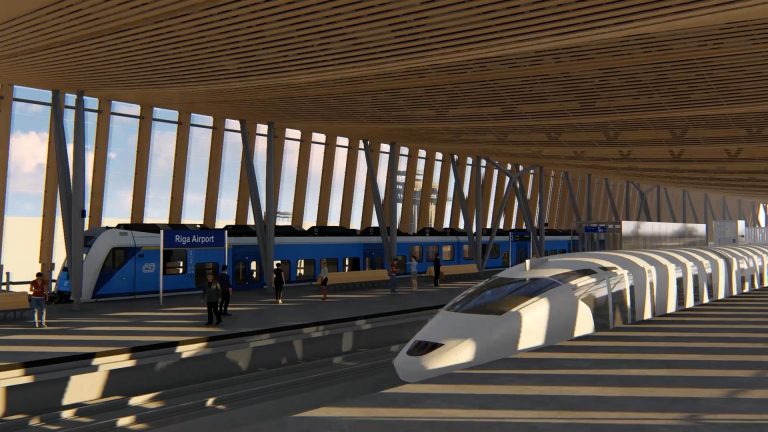 Станция у аэропорта и рабочие места: министр сообщения о Rail Baltica в 2021 году
