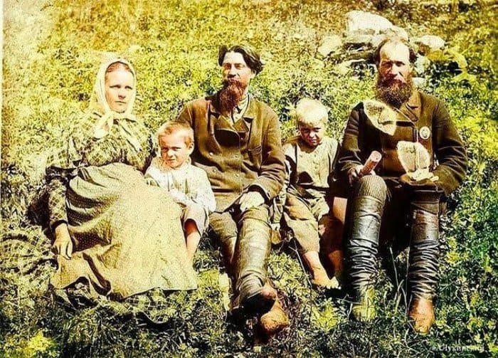 Цветные фотки русской деревни 1899 года (16 фото)