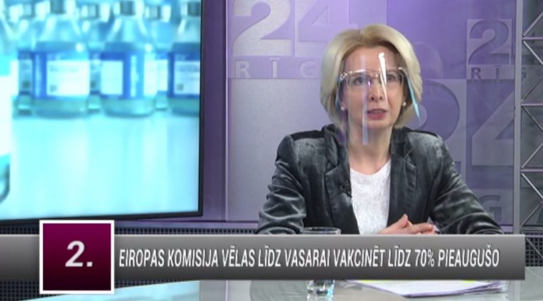 Спикер Сейма Латвии готова стать «подопытным кроликом» и вакцинироваться