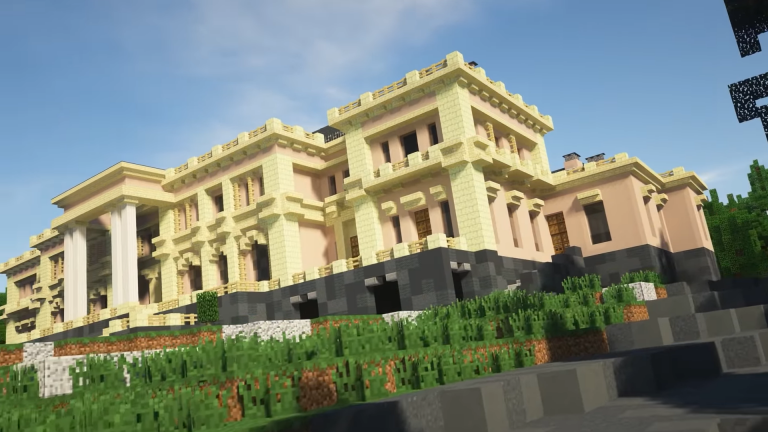 «Дворец Путина» построили в Minecraft