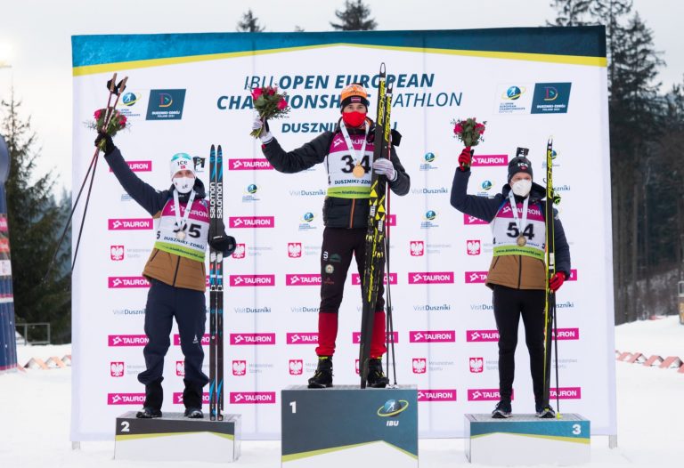 Латвийский биатлонист Андрей Расторгуев стал чемпионом Европы