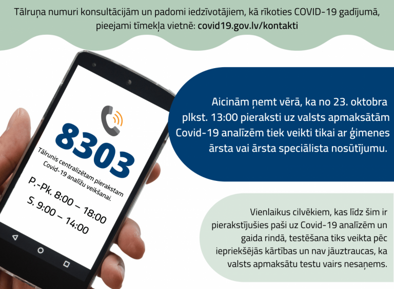 Сбой: не работает телефон записи на анализы COVID 8303