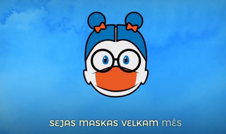 ВИДЕО: создан мультфильм, обучающий младшеклассников ношению масок