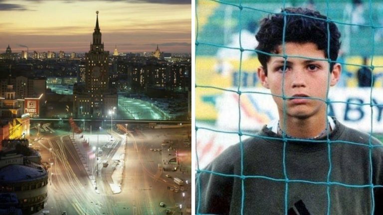 Криштиану Роналду в юности и вечерняя Москва 78 года в подборке исторических фото