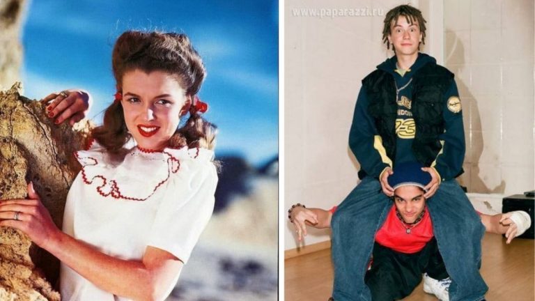 Мэрилин Монро ещё не блондинка а Дэцл верхом на Тимати в нашей подборке исторических фото