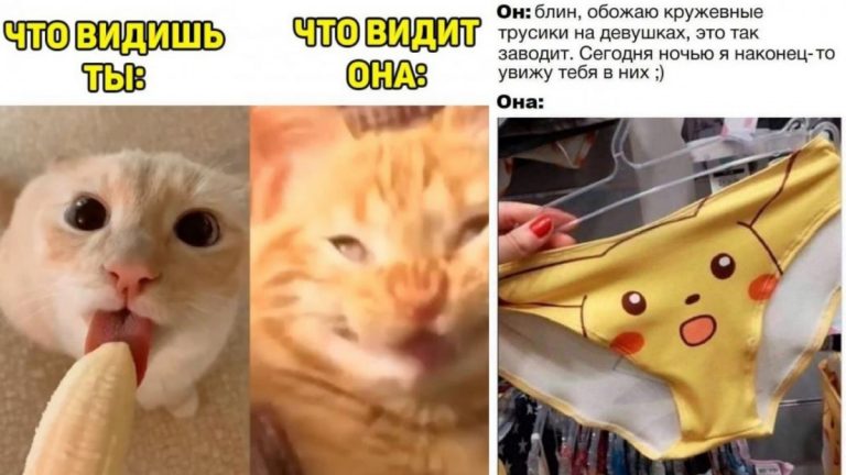 Пикантные мемы c приколами и погладить Пикачу