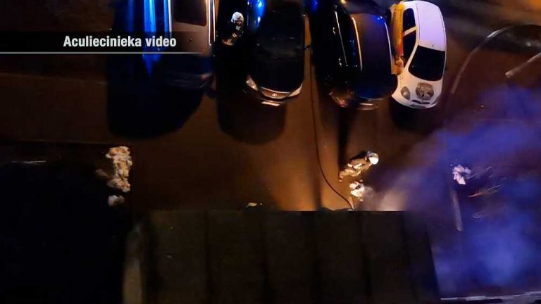В одном из домов в Пурвциемсе сгорел мусоропровод. Это уже четвертый подобный пожар