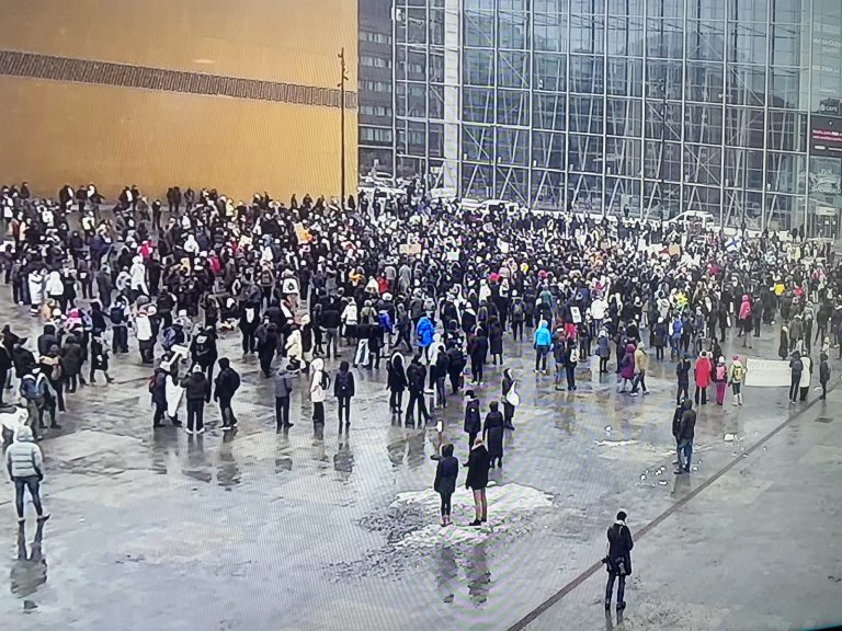 «Жить или бояться?»: финны тоже протестуют против локдауна