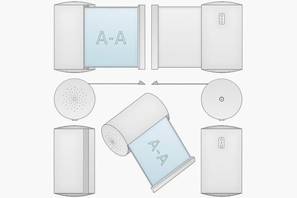 Xiaomi изобрела цилиндрический смартфон
