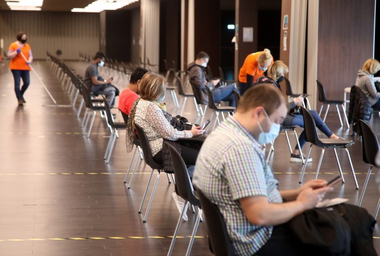 Вакцинация в Латвия проходит в достаточно высоком темпе