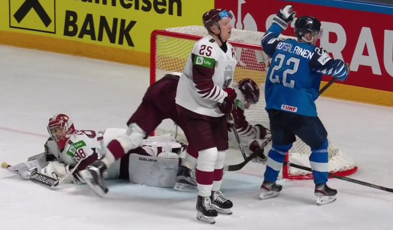Латвия уступила Финляндии в овертайме с финальным счетом 3:2
