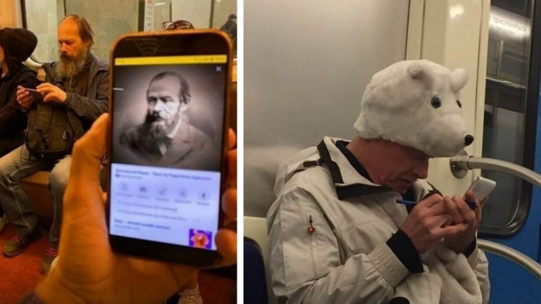 19 модных персонажей, которые ехали в метро и дивили окружающих своими «стильными» нарядами