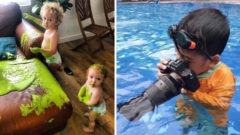 Когда родители отвернулись на 5 секунд, но детям этого оказалось достаточно чтобы натворить бед