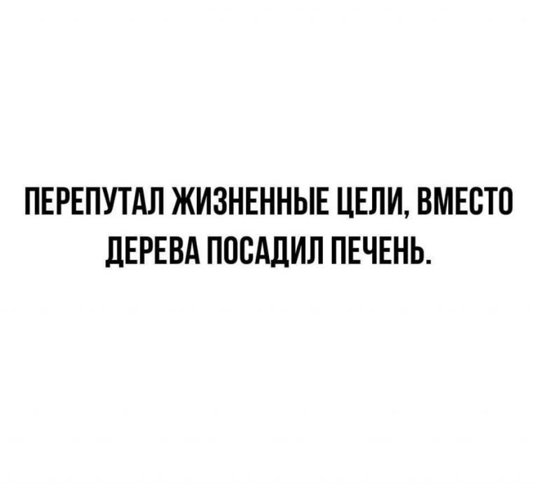 Юмор за день и жизненные цели