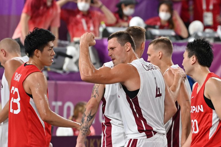 Баскетбольная сборная 3×3 Латвии занимает второе место в группе