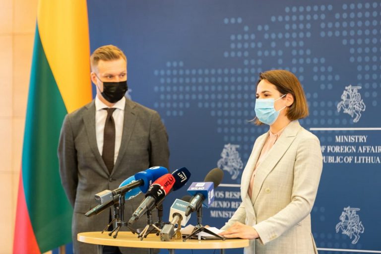 Офис Тихановской стал официальным представительством Беларуси в Литве