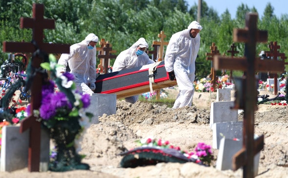 В России резко выросла смертность от коронавируса