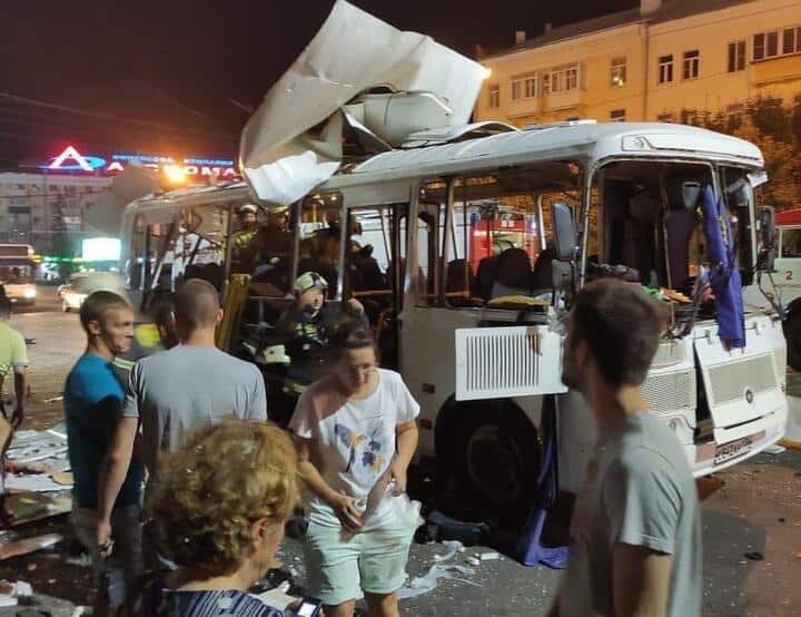 Возросло число пострадавших при взрыве в автобусе в Воронеже