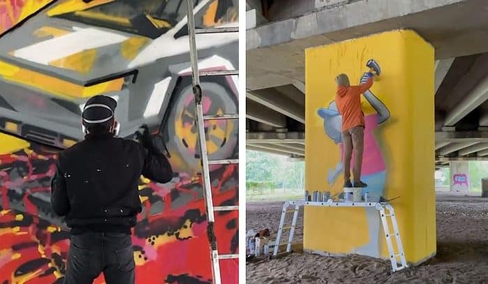 Не муралом единым: под рижским мостом открылась галерея граффити
