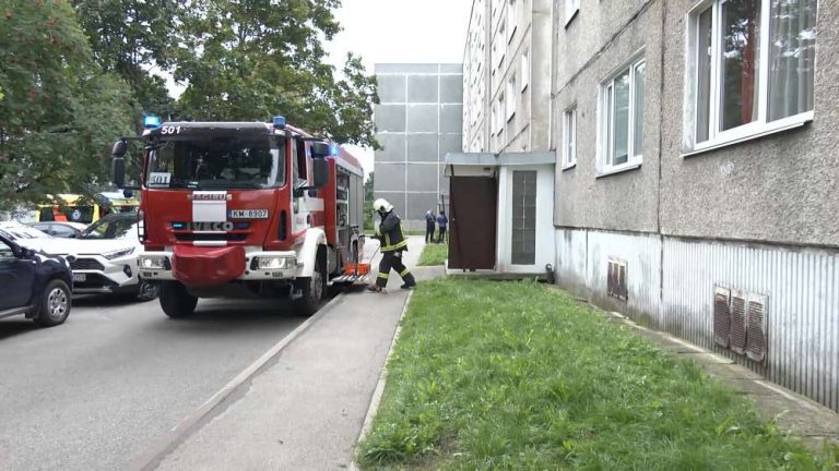 Прикованную к батарее женщину обнаружили пожарные, прибывшие по вызову в Пардаугаву (ВИДЕО)