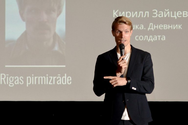 В Риге прошла премьера фильма «Сашка. Дневник солдата»