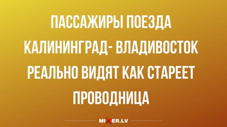 Юмор за день и проводница