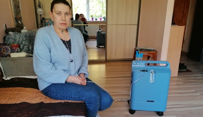 «Зелёная лампа»: вся сумма на кислородный аппарат для Клары из Олайне собрана!