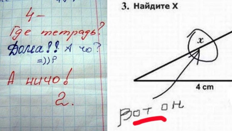 15 убойных и смешных записей из дневников и тетрадей школьников