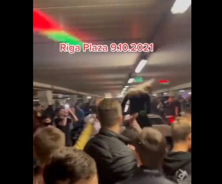 Возбуждено 11 дел о вечеринке у т/ц Alfa. Сегодня люди собрались в новом месте (ВИДЕО)