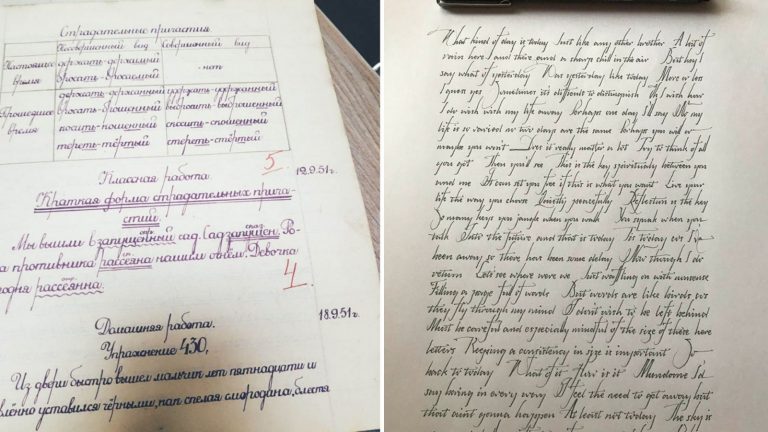 16 образцов идеального почерка, которые будто напечатал компьютер