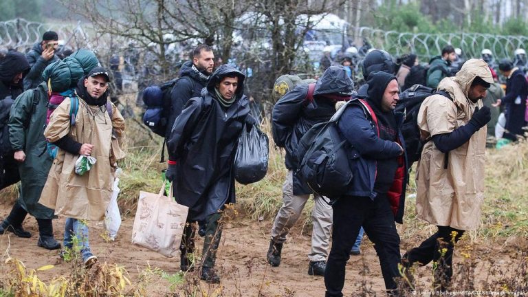 Группа мигрантов прорвалась на территорию Польши
