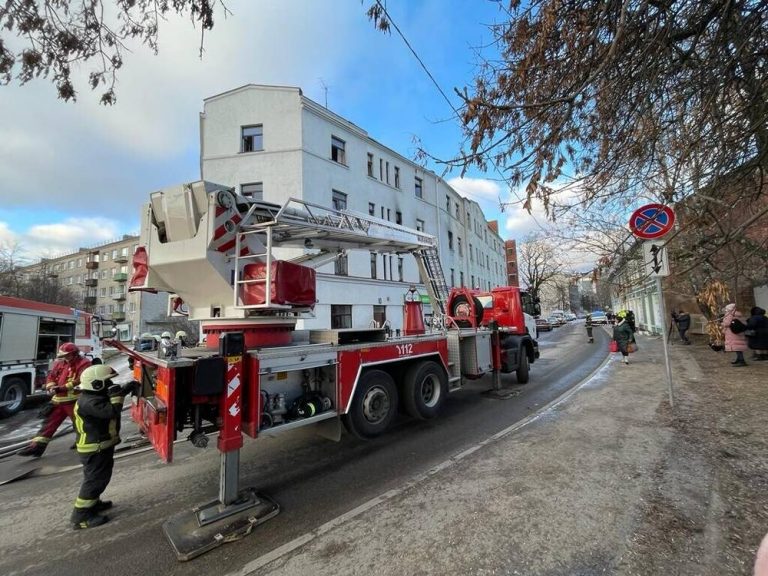 В результате пожара в Риге погиб человек