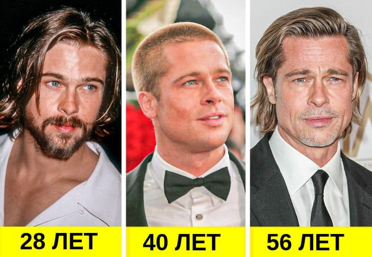 15 знаменитых мужчин, которые остаются красивыми, как бы сильно они ни меняли свою внешность