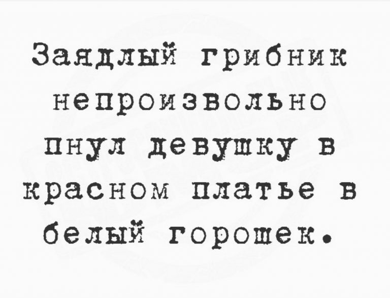 Юмор за день и грибник