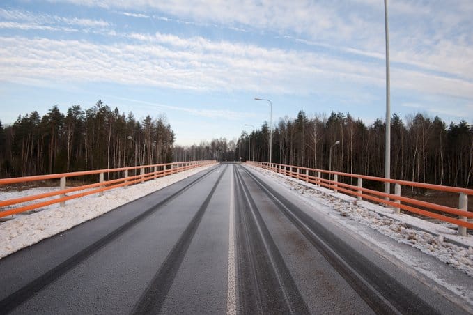Условия передвижения по дорогам Латвии в основном удовлетворительные