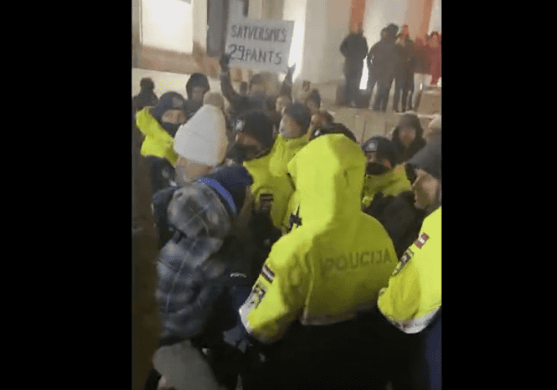 Гобземс был задержан и по приезде в Лиепаю (ВИДЕО)