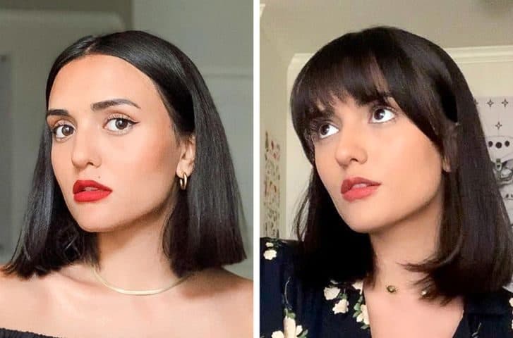 18 девушек, которые обрезали челку и парикмахерская удача повернулась к ним передом