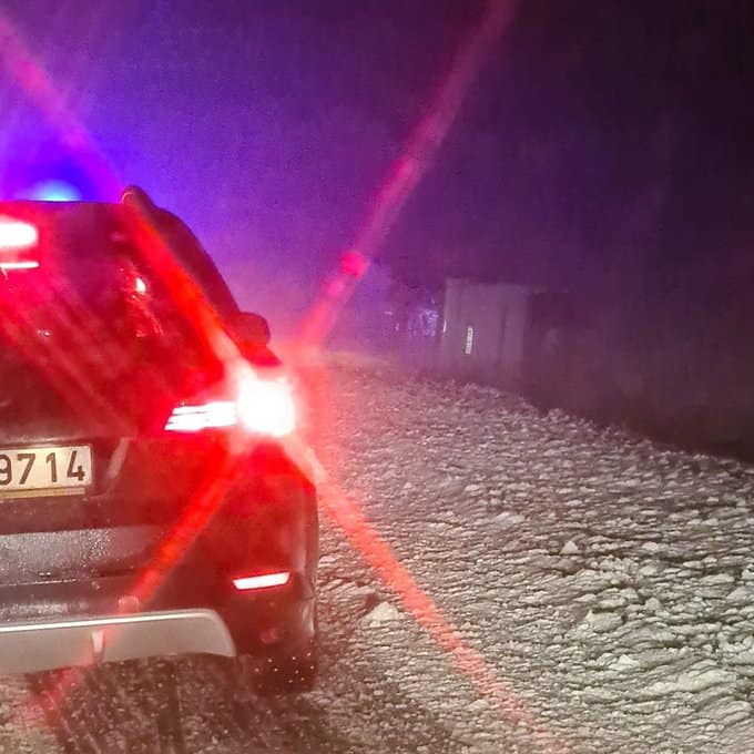 На лиепайском шоссе перевернулся рейсовый автобус