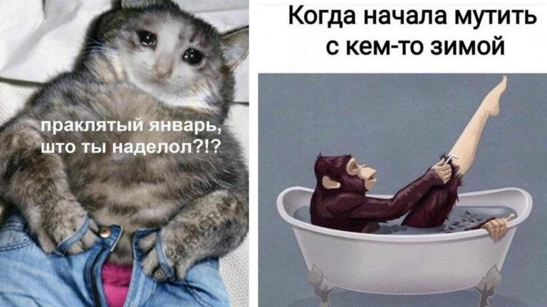 Пост мемов,  прикольных картинок и январь, что ты с нами сделал?