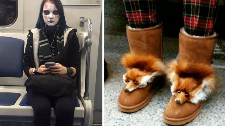 20 комичных персонажей, которые удалось встретить в обычном метро