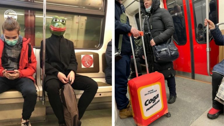 28 самые ярких и смешных пассажиров подземного метро