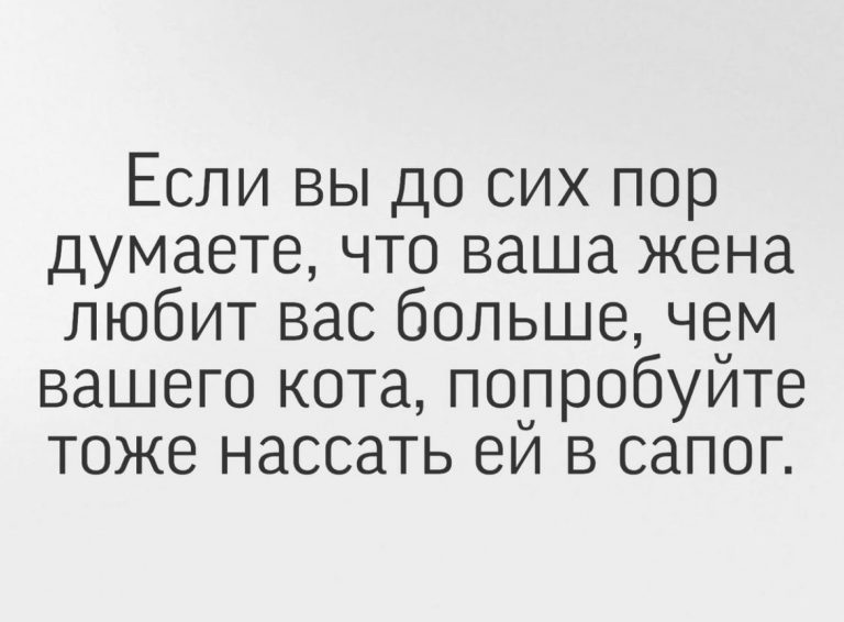 Юмор за день и сапог жены